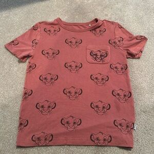 Little sleepies lion king simba embroidered tshirt